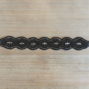 Anthropologie Beaded Belt Multi-Color